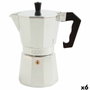Quid Cafetière Aluminium Cesena 6 Tasses Compatible Vitrocerámica, Électrique, Gaz