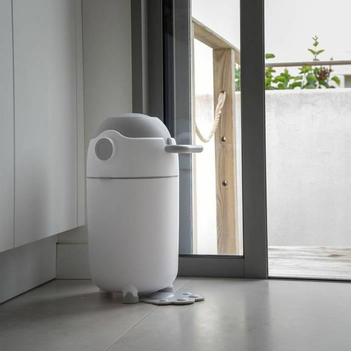 Thermobaby Poubelle à couches sans recharge spécifique - Blanc Thermobaby Poubelle à couches sans recharge spécifique - Blanc
