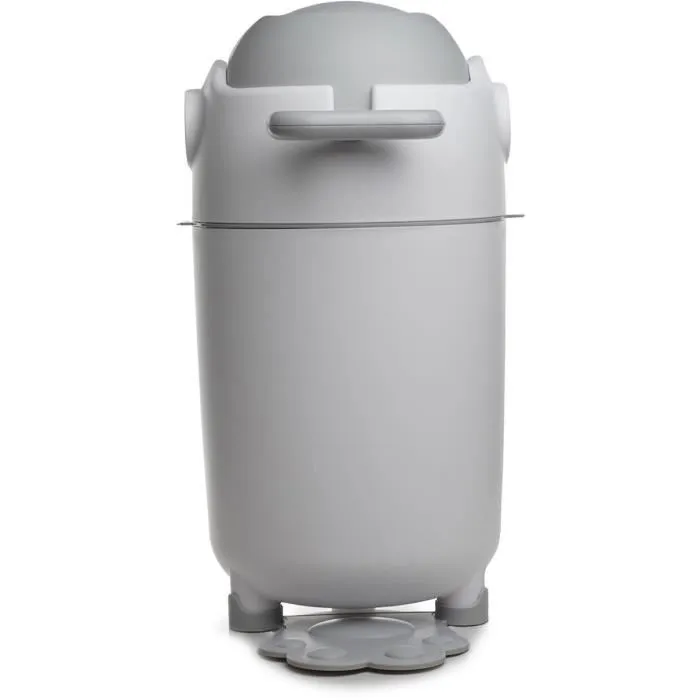 Thermobaby Poubelle à Couches - Élimination Hygiénique des Couches Usagées - Compatible Sacs Poubelle Standards 20L - Sans Recharge Spécifique