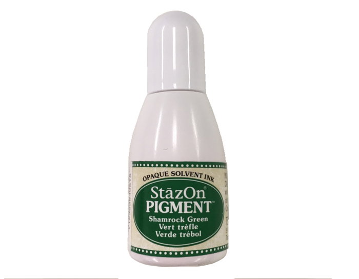 Tsukineko STAZON PIGMENT Recharge d'encre Verde Rock 15ml Tsukineko STAZON PIGMENT Recharge d'encre Verde Rock 15ml