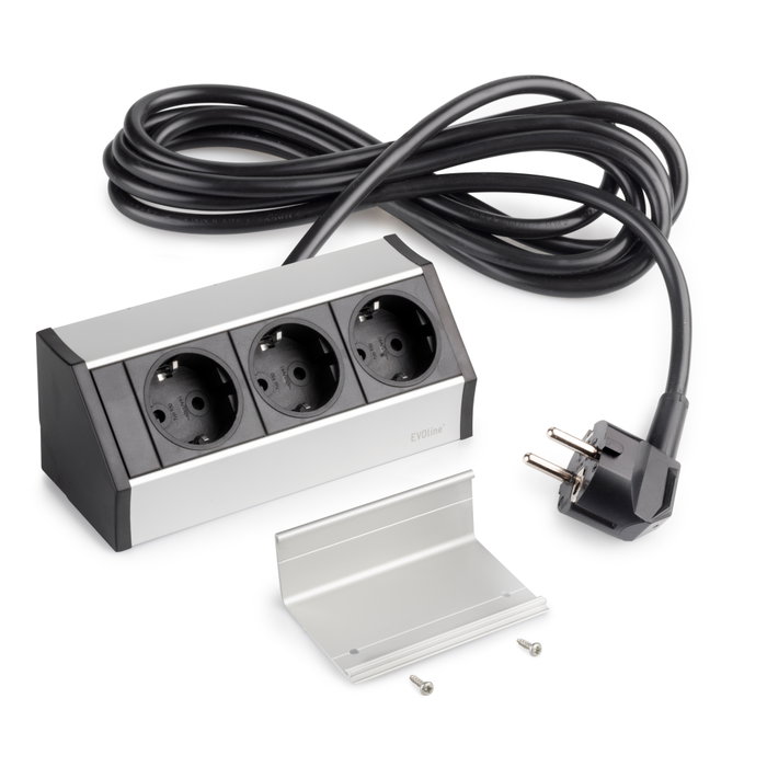 Emuca Multiconnecteur V Dock Anodisé mat Emuca Multiconnecteur V Dock Anodisé mat