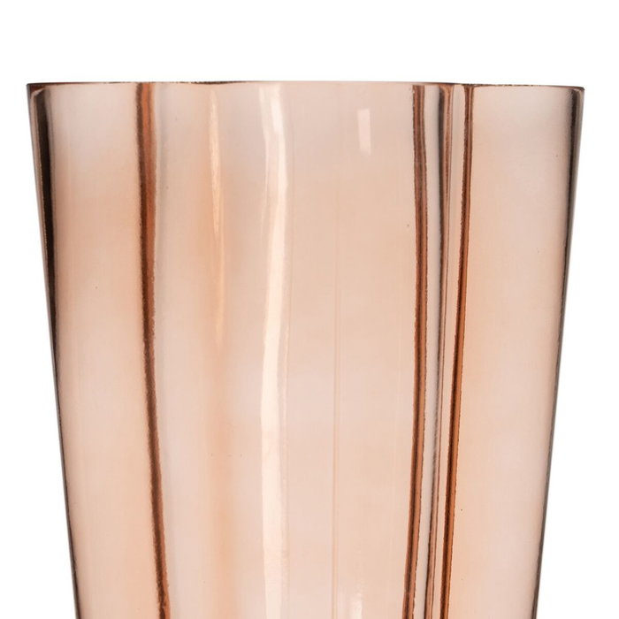 BigBuy Home Vase Marron Verre 15,5 x 15 x 30 cm
