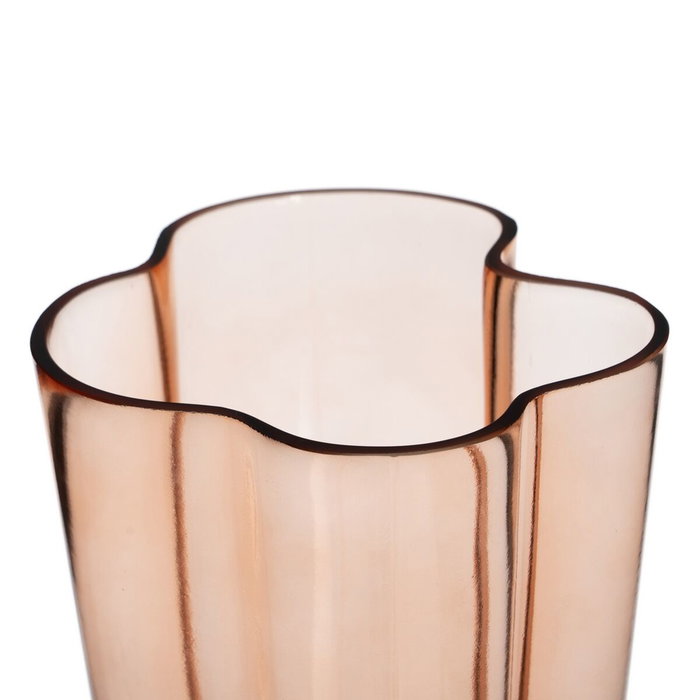 BigBuy Home Vase Marron Verre 15,5 x 15 x 30 cm