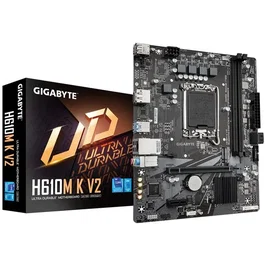 Gigabyte H610M K V2 DDR5 Carte mère Micro-ATX Intel H610 Socket LGA 1700 DDR5 PCIe 4.0 M.2 USB 3.2