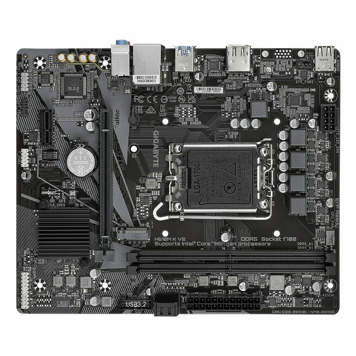 Carte Mère Gigabyte H610M K V2 INTEL H610 LGA 1700 Carte Mère Gigabyte H610M K V2 INTEL H610 LGA 1700