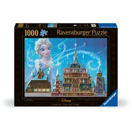 Ravensburger Puzzle 1000 pièces - Châteaux d'Elsa (Disney Frozen) - Multicolore - Pour enfants et adultes - Jeu de patience et décoration