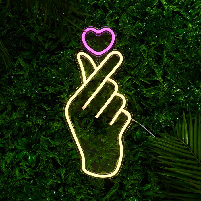 Home Deco Factory Déco Néon LED USB Mano-Corazón Home Deco Factory Déco Néon LED USB Mano-Corazón