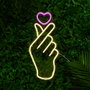 Home Deco Factory Déco Néon LED USB Mano-Corazón