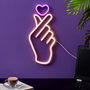 Home Deco Factory Déco Néon LED USB Mano-Corazón