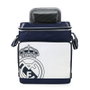 Real Madrid Sac de transport pour courses et pique-nique avec roues, dimensions 34x27.9x35.1cm en polyester 600D