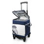 Real Madrid Sac de transport pour courses et pique-nique avec roues, dimensions 34x27.9x35.1cm en polyester 600D
