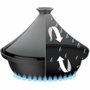 GSW Tajine en fonte massive avec couvercle céramique, 30 cm, Gris