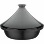 GSW Tajine en fonte massive avec couvercle céramique, 30 cm, Gris