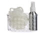 Berilo Porte-gel petit avec ventouse transparent 15.8 x 8.5 x 8 cm (Set de 24)