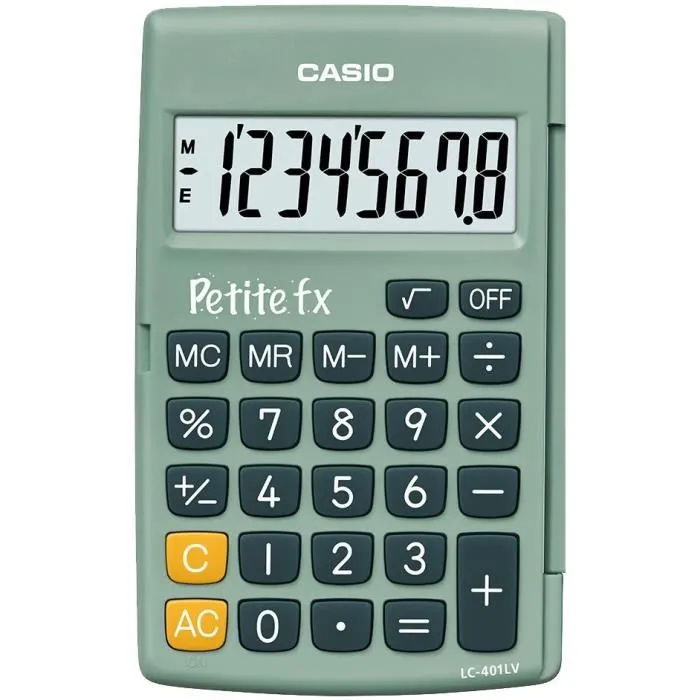 Casio calculatrice scientifique FX Junior+ verte Casio calculatrice scientifique FX Junior+ verte