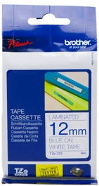 Brother TZe-233 Ruban d'impression bleu sur blanc 12 mm x 8 m laminé