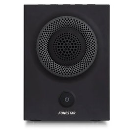 Fonestar Dots - Enceinte Bluetooth 4.2 TWS NFC 12W avec batterie Li-Ion, Noir