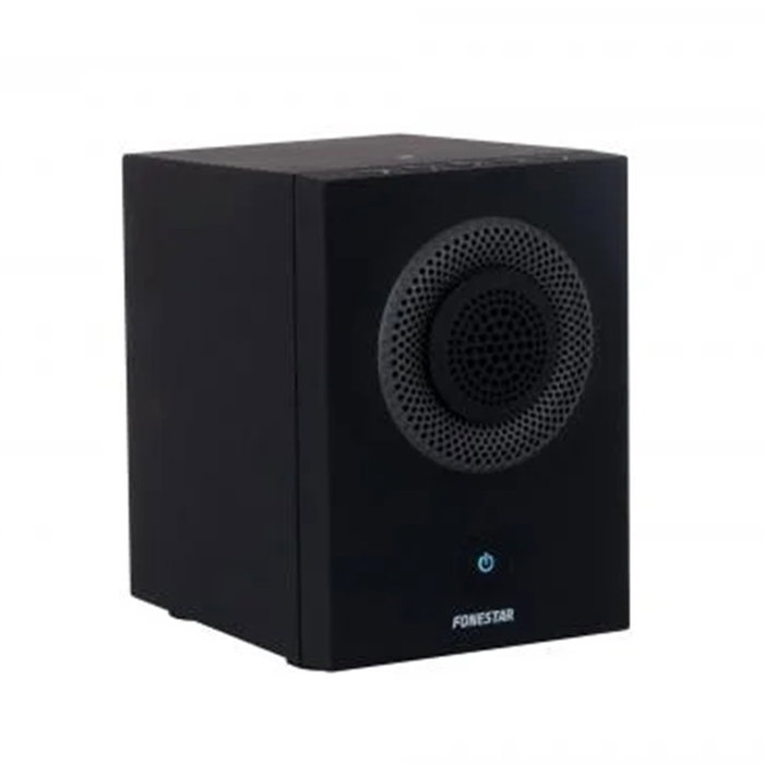 Fonestar Dots - Enceinte Bluetooth 4.2 TWS NFC 12W avec batterie Li-Ion, Noir
