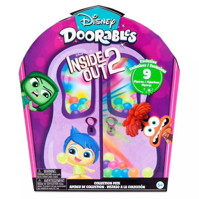 JUST PLAY Set de 9 figurines Disney Pixar Inside Out 2 Doorables 4cm
