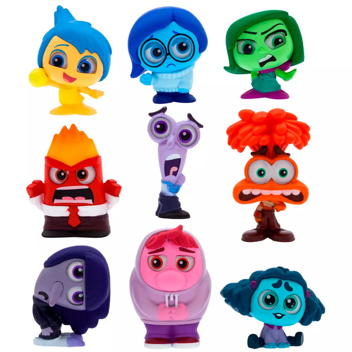 JUST PLAY Set de 9 figurines Disney Pixar Inside Out 2 Doorables 4cm