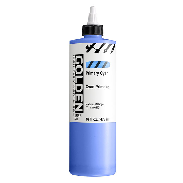 Golden High Flow Cyan Primaire 473 ml Golden High Flow Cyan Primaire 473 ml