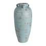 Vase Turquoise Terre cuite 26 x 28 x 60 cm