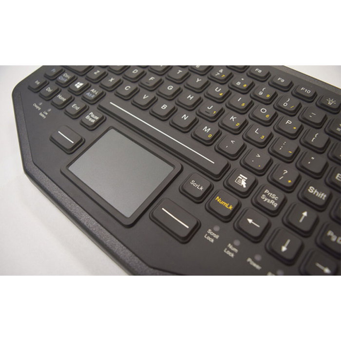 Clavier Gamber Johnson 7300-0113 Noir Espagnol Qwerty Clavier Gamber Johnson 7300-0113 Noir Espagnol Qwerty