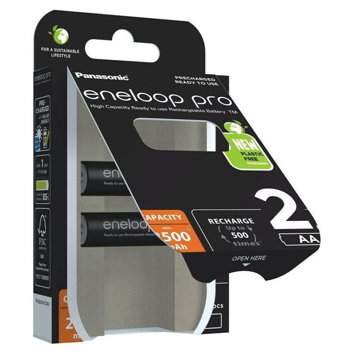 Panasonic BK-3HCDE/2CP 2500 mAh 1,2 V - Pack de 2 Panasonic BK-3HCDE/2CP 2500 mAh 1,2 V - Pack de 2