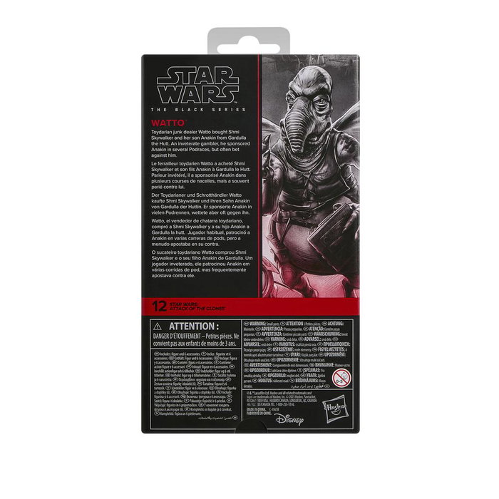 Hasbro Star Wars The Black Series Watto - L'Attaque des Clones
