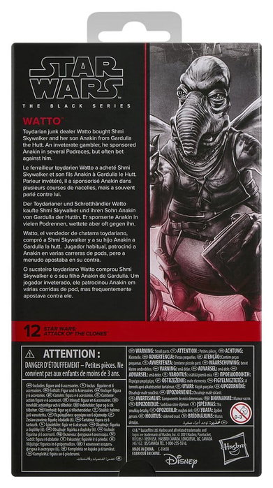 Hasbro Star Wars The Black Series Watto - L'Attaque des Clones