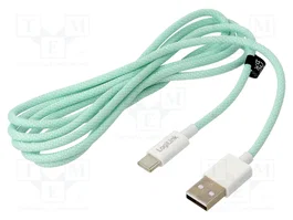 LOGILINK Câble USB 2.0 USB A vers USB C, 1,5m, vert