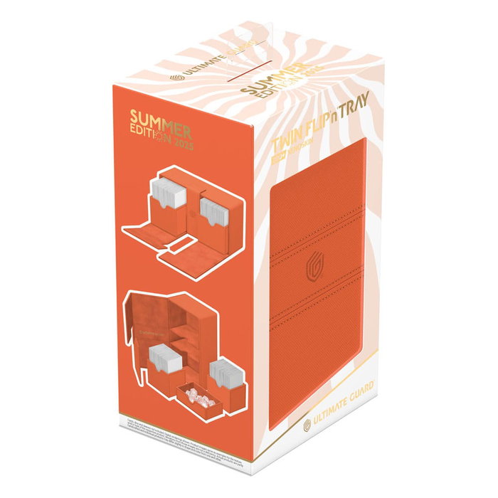 Ultimate Guard Twin Flip'n'Tray 200+ Xenoskin Summer Edition 2025 - Peach