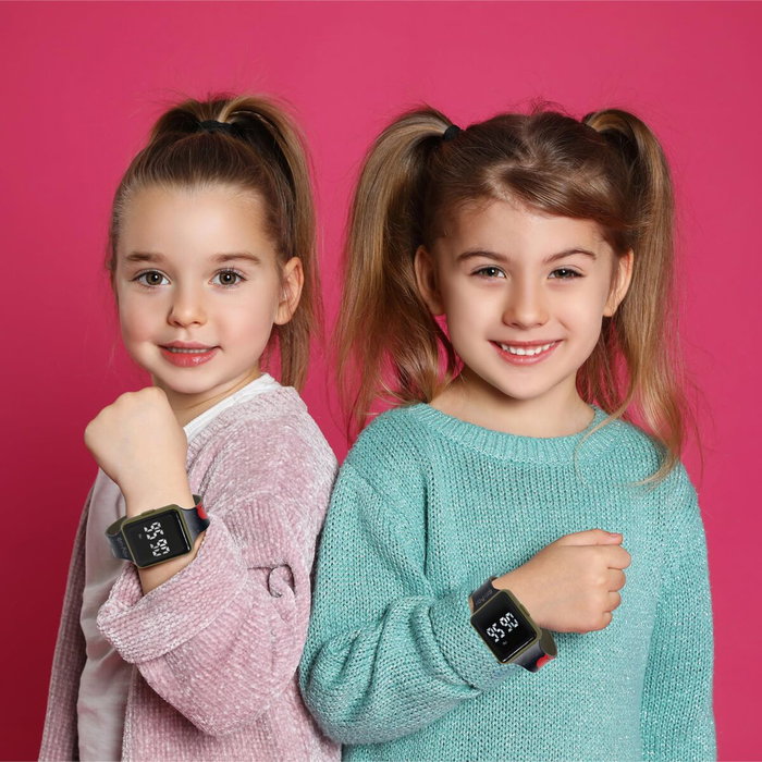 Montre intelligente Lexibook Bleu Noir Plastique