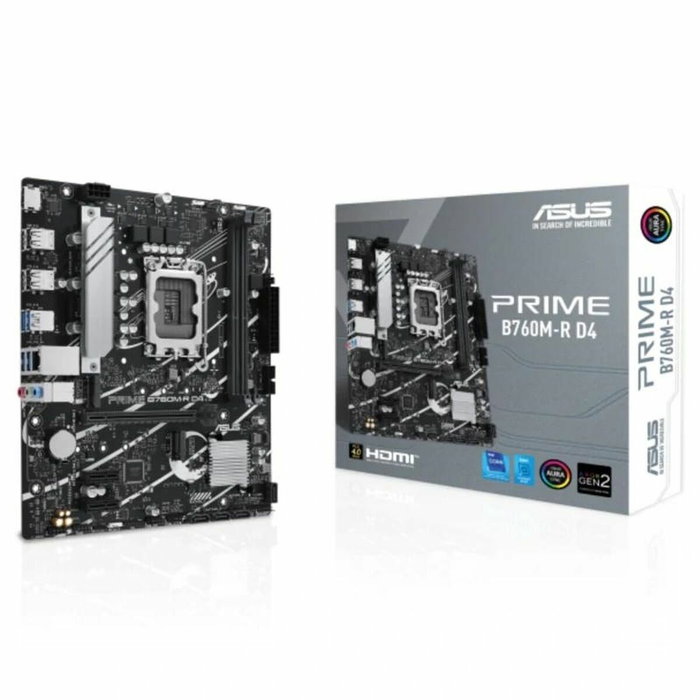 Asus PRIME B760M-R D4 Intel B760 LGA 1700 micro ATX Asus PRIME B760M-R D4 Intel B760 LGA 1700 micro ATX