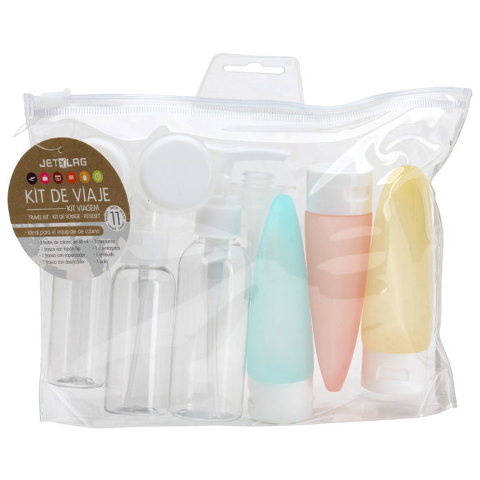 Jet Lag Kit de voyage nécessaire avec 11 pièces Jet Lag Kit de voyage nécessaire avec 11 pièces