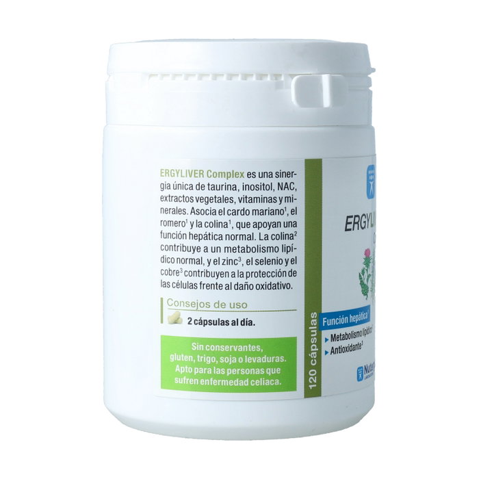 NUTERGIA ERGYLIVER Complex 120 capsules