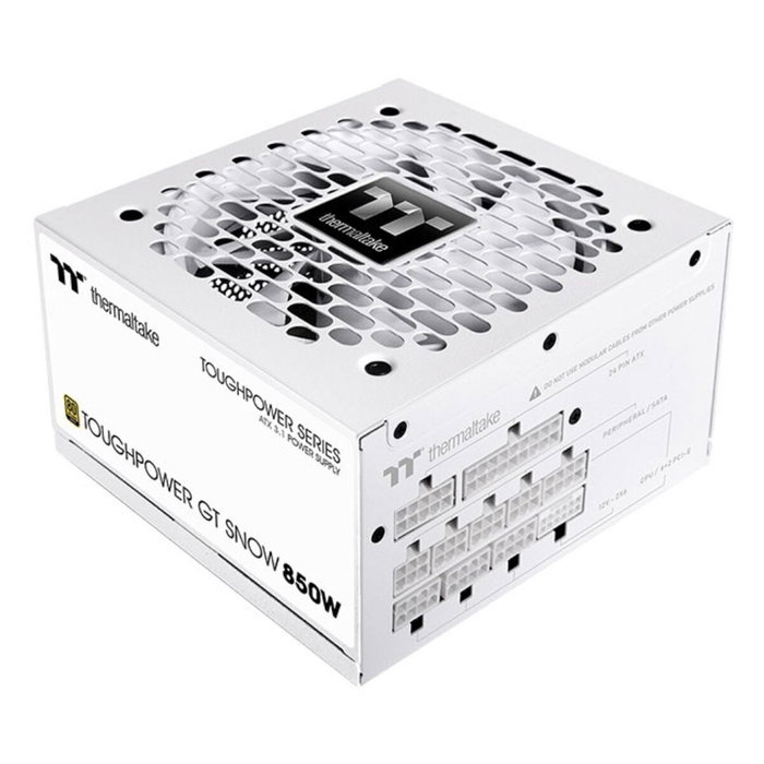 Thermaltake Toughpower GT Snow 850 W 80+ Gold ATX 3.1 Blanc Thermaltake Toughpower GT Snow 850 W 80+ Gold ATX 3.1 Blanc