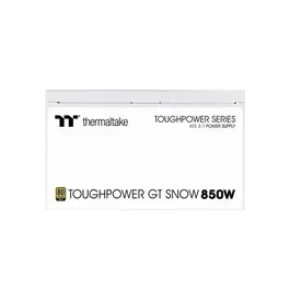 Thermaltake - Toughpower GT Snow - Alimentation PC 850W 80+ Gold ATX 3.1 - Full Modulaire - PCI-E 5.1 12VHPWR - Blanc