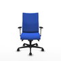Piqueras Y Crespo Albacete Confidente - Chaise de Bureau avec Mécanisme Synchrone, Bleu
