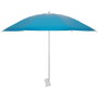 Marbueno 10469AC Parapluie de Plage pour Chaise, Bleu Clair, 100 cm, Acier et Nylon