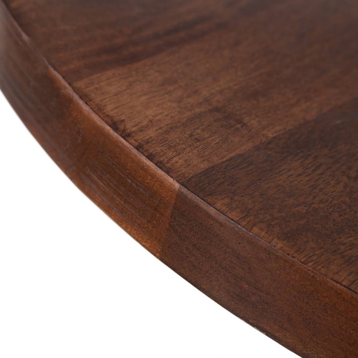 BigBuy Home Table d'appoint Doré Naturel Ronde