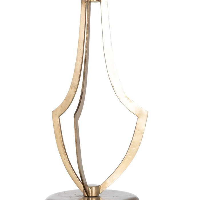 BigBuy Home Table d'appoint Doré Naturel Ronde