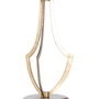 BigBuy Home Table d'appoint Doré Naturel Ronde