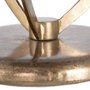 BigBuy Home Table d'appoint Doré Naturel Ronde