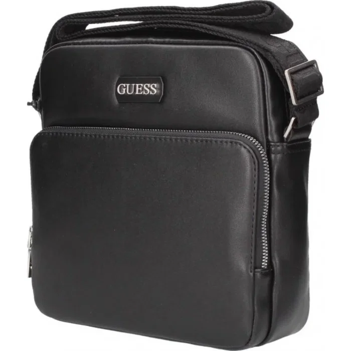 Guess Sac bandoulière en textile Noir Guess Sac bandoulière en textile Noir