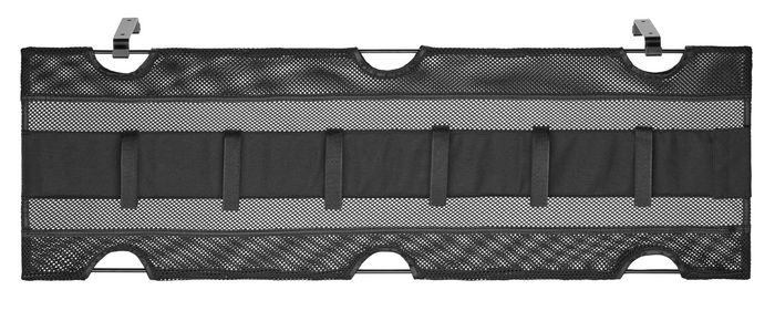 Vivolink Support de gestion des câbles sous bureau en maille, organisateur pour multiprises, câbles USB et HDMI, capacité 5 kg