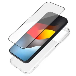 BBC Pack coque + verre trempé SmartFrame pour iPhone 17 Pro Max - Blanc