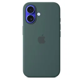 Apple iPhone 16 - Coque en silicone avec MagSafe - Lake Green