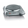 Severin KP1092 Plaque de cuisson portable 1500W en acier inoxydable gris