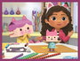 Clementoni - Puzzle infantile Cubos 12 La Casa de Gabby, puzzle d'éveil 12 cubes pour enfants dès 3 ans